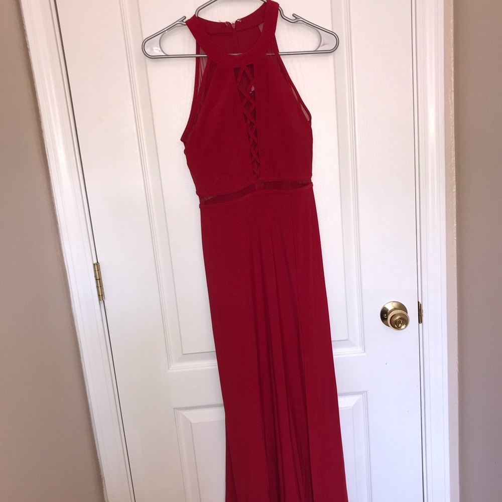 Red gown dress